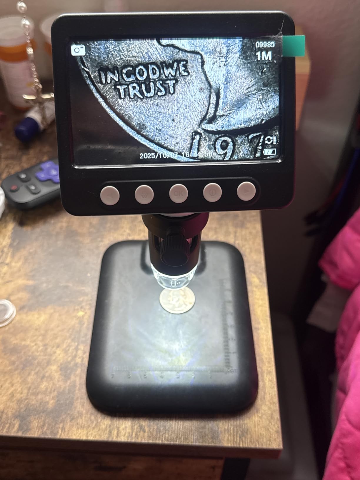 WKR LCD Digital Microscope - 1000X with Long Battery customer photo 2