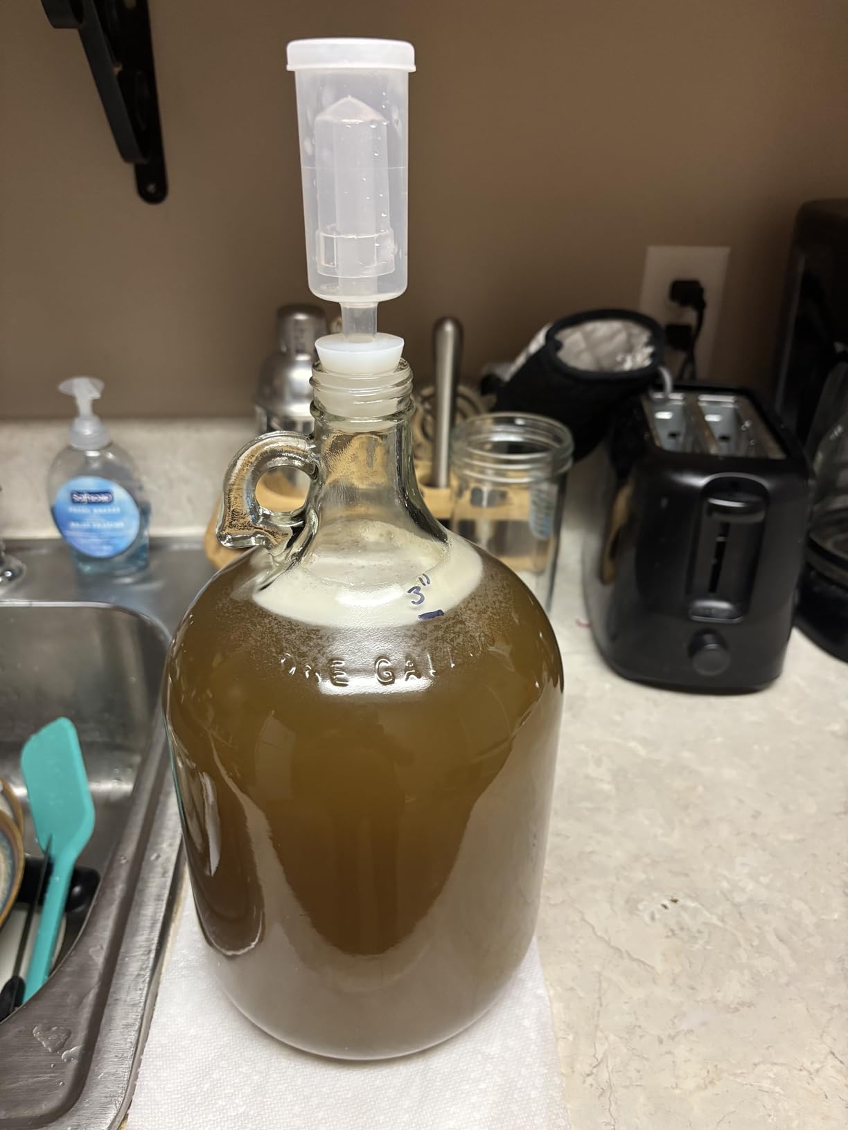 Complete Mead Making Kit for Beginners - Home Brewing Starter Kit - Includes 1 Gallon Glass Jug Carboy customer photo 1