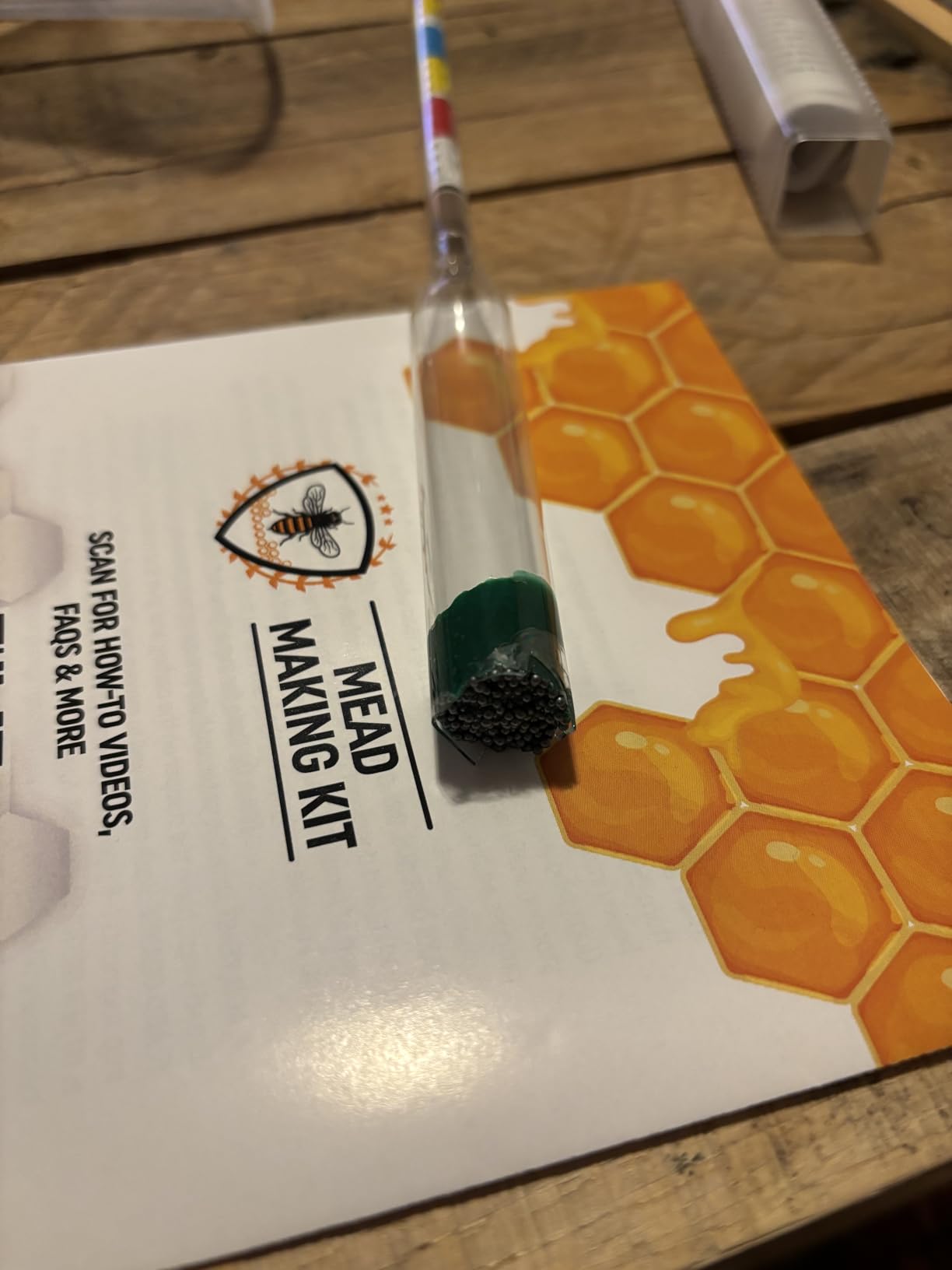 Complete Mead Making Kit for Beginners - Home Brewing Starter Kit - Includes 1 Gallon Glass Jug Carboy customer photo 2