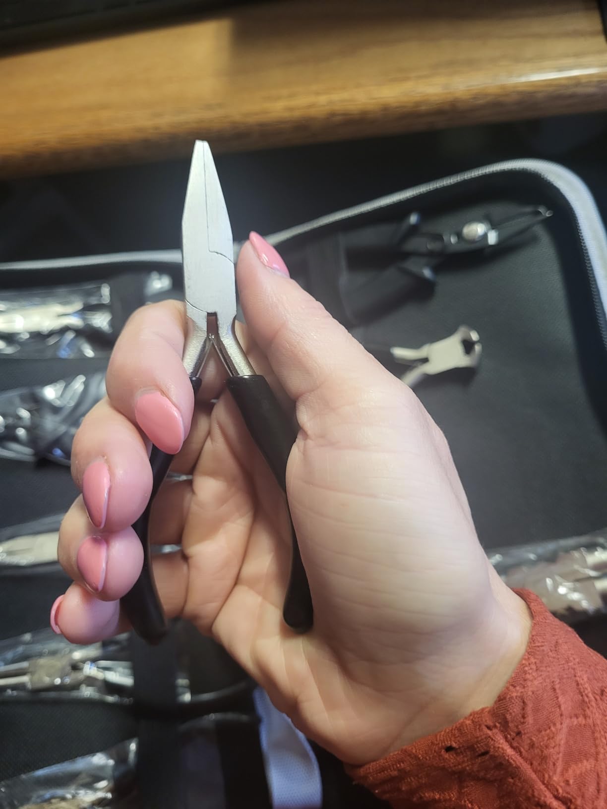 Giwaelro Jewelry Pliers Set, 10 PCS Professional Pliers for Jewelry Making, Repair and Wire Wrapping customer photo 2