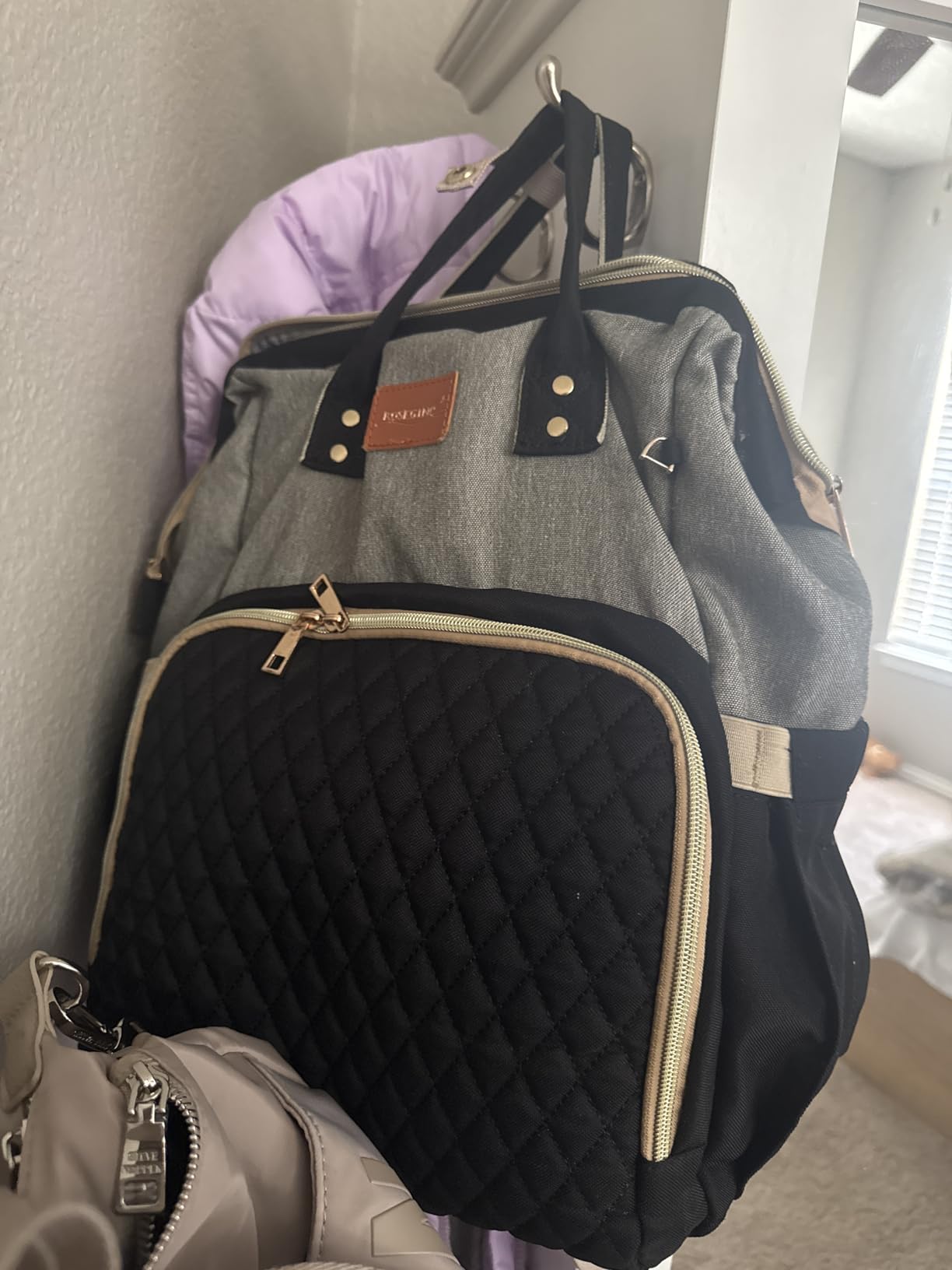 ROSEGIN Diaper Bag Backpack for Dad and Men, Large Travel Baby Bag customer photo 2