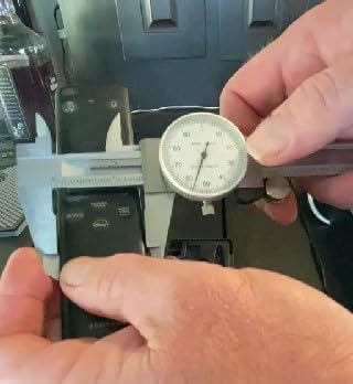 0-6 inch Dial Caliper Measuring Tool Imperial Stainless Steel 4-Way Dial Caliper 0.001