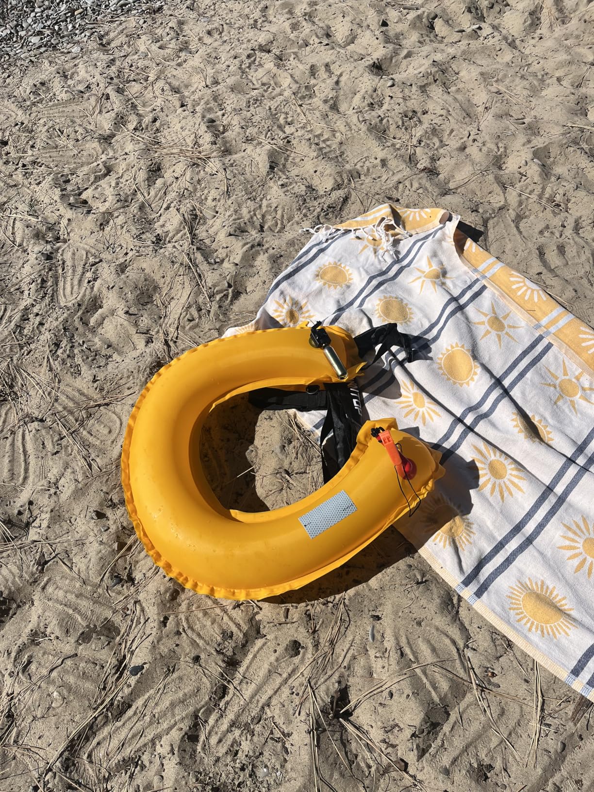 Owntop Manual Inflatable Belt Pack, Adults Swim Jacket with Blowpipe & Whistle, 24g CO2 Cylinder Included, Low Profile for Kayaking, Fishing, Paddle Sports customer photo 1