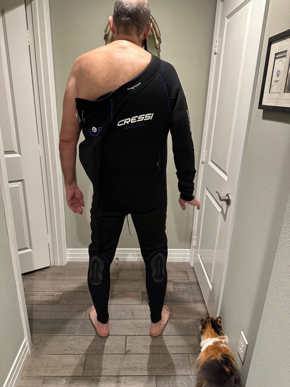 Cressi 2.5 mm Neoprene Wetsuit for Scuba Diving and Snorkeling in Temperate Waters - Balam Man - Designed in Italy customer photo 2