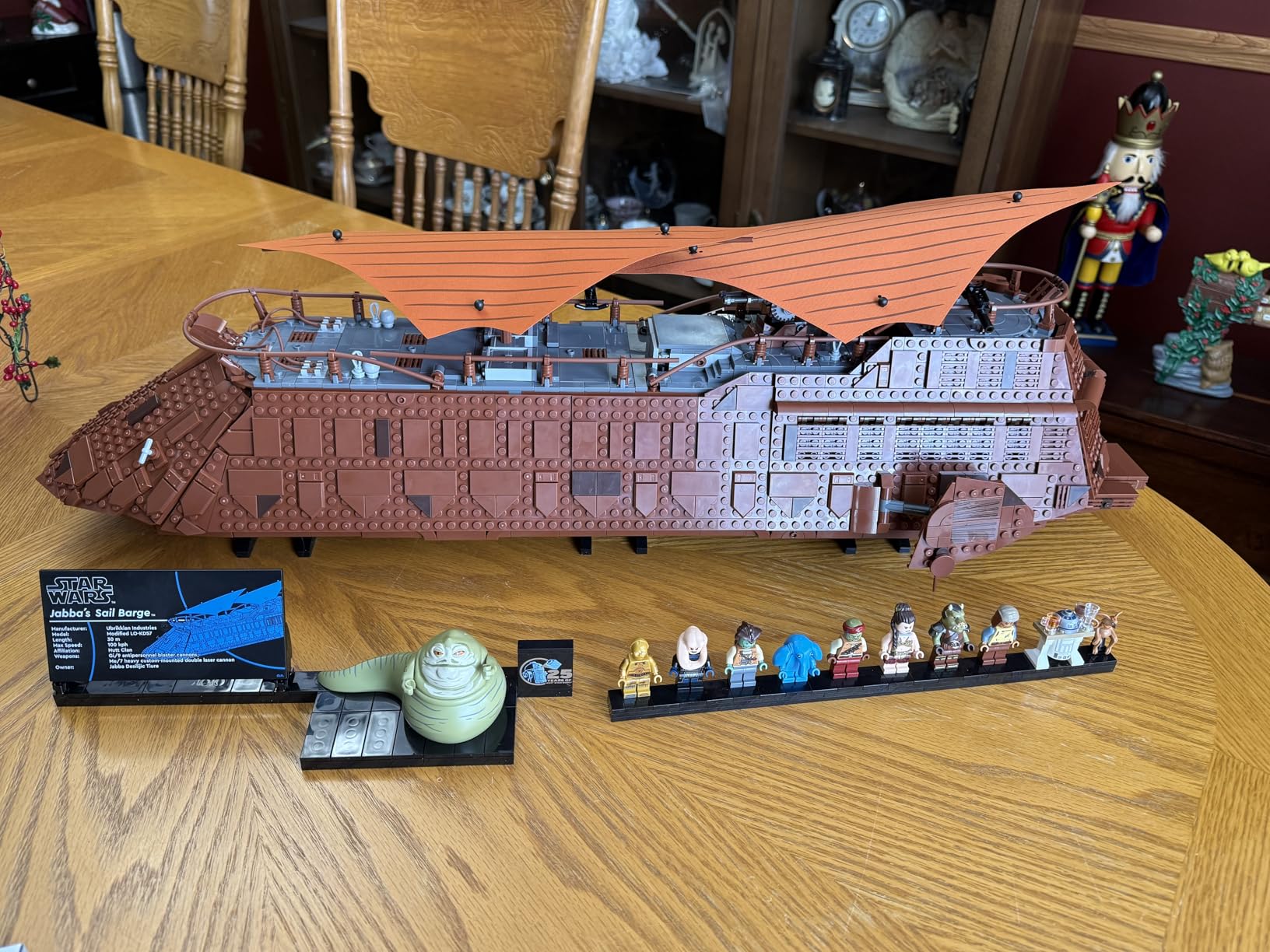 LEGO Star Wars Jabba's Sail Barge Building Sets for Adults - Star Wars Ship Collectibles Set for Fans - Building Kit with 450 Pieces, 11 Minifigures - Gifts for Men & Women - 75397 customer photo 2