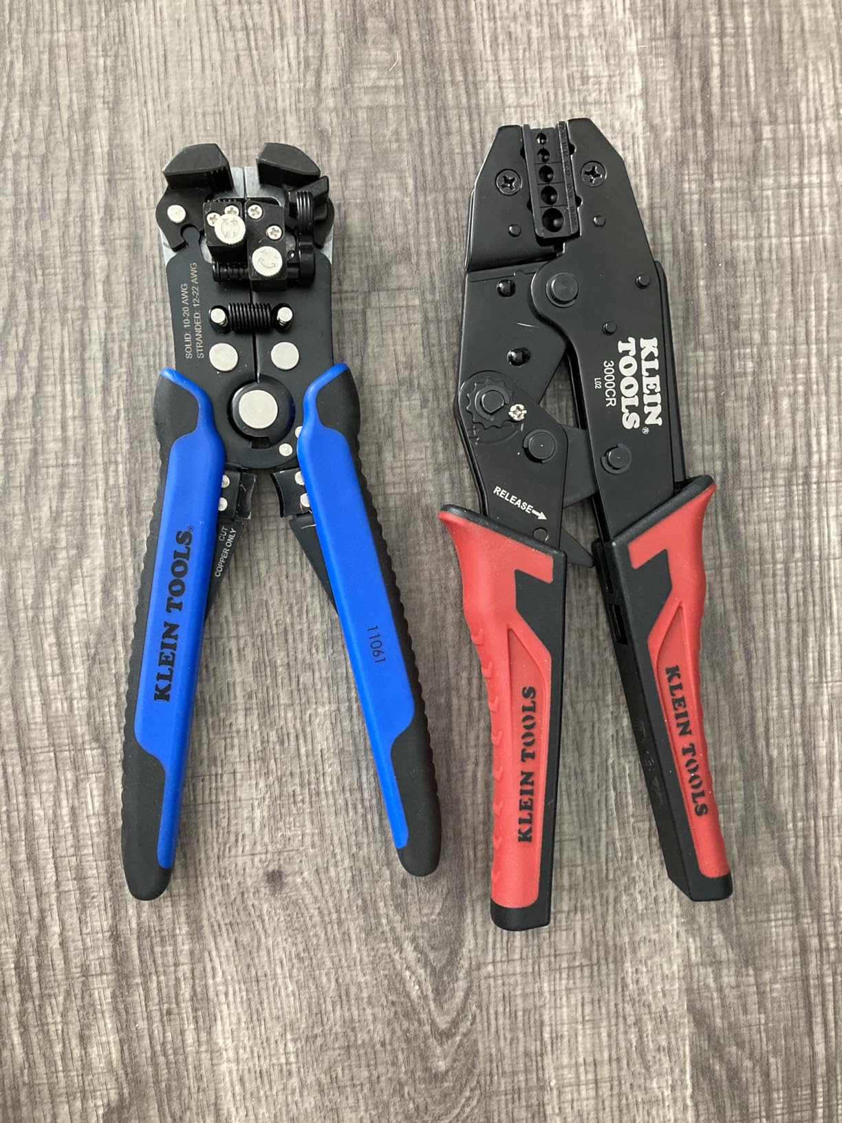 Klein Tools 3000CRKIT Ratchet Crimping Tool Set, (4) Interchangeable Dies for Heat Shrink, Non-Insulated, Insulated and Ferrule Terminal Connectors customer photo 1