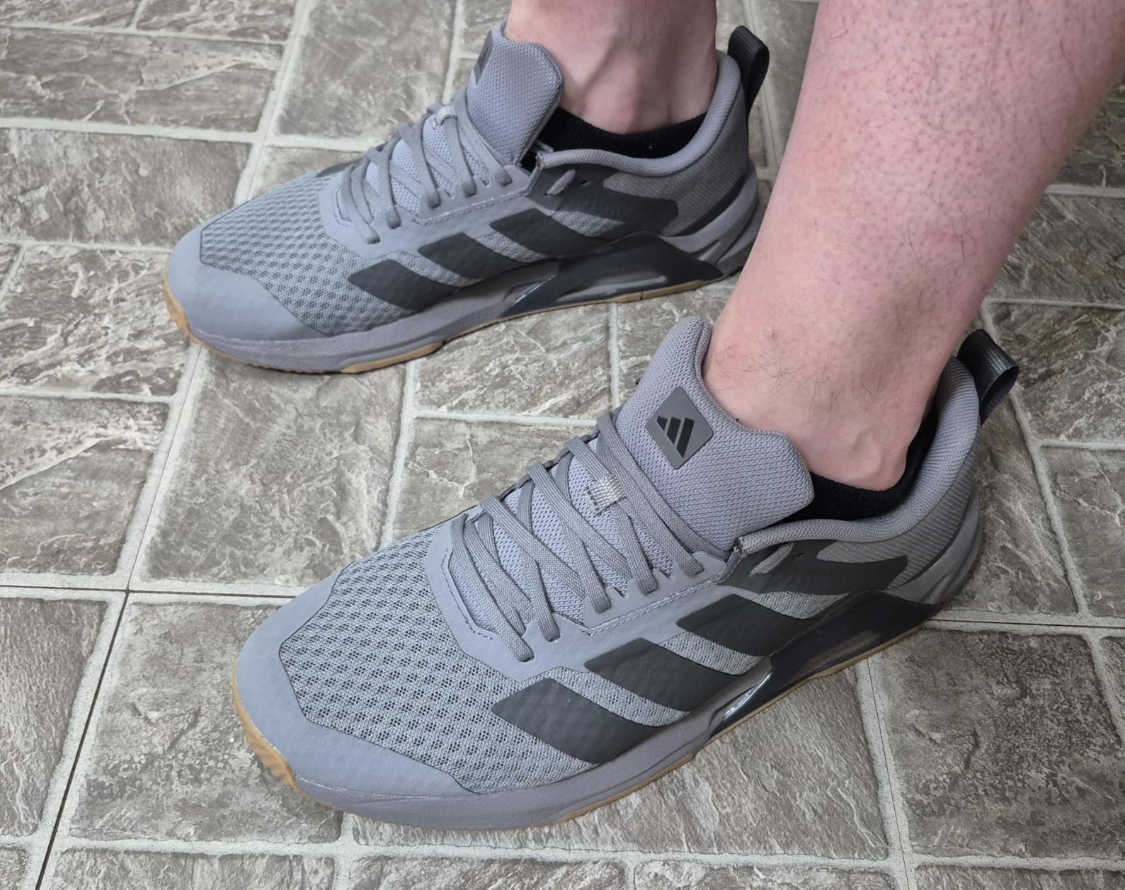 adidas Mens Dropset Control Wide Training Sneakers Shoes - Black customer photo 1