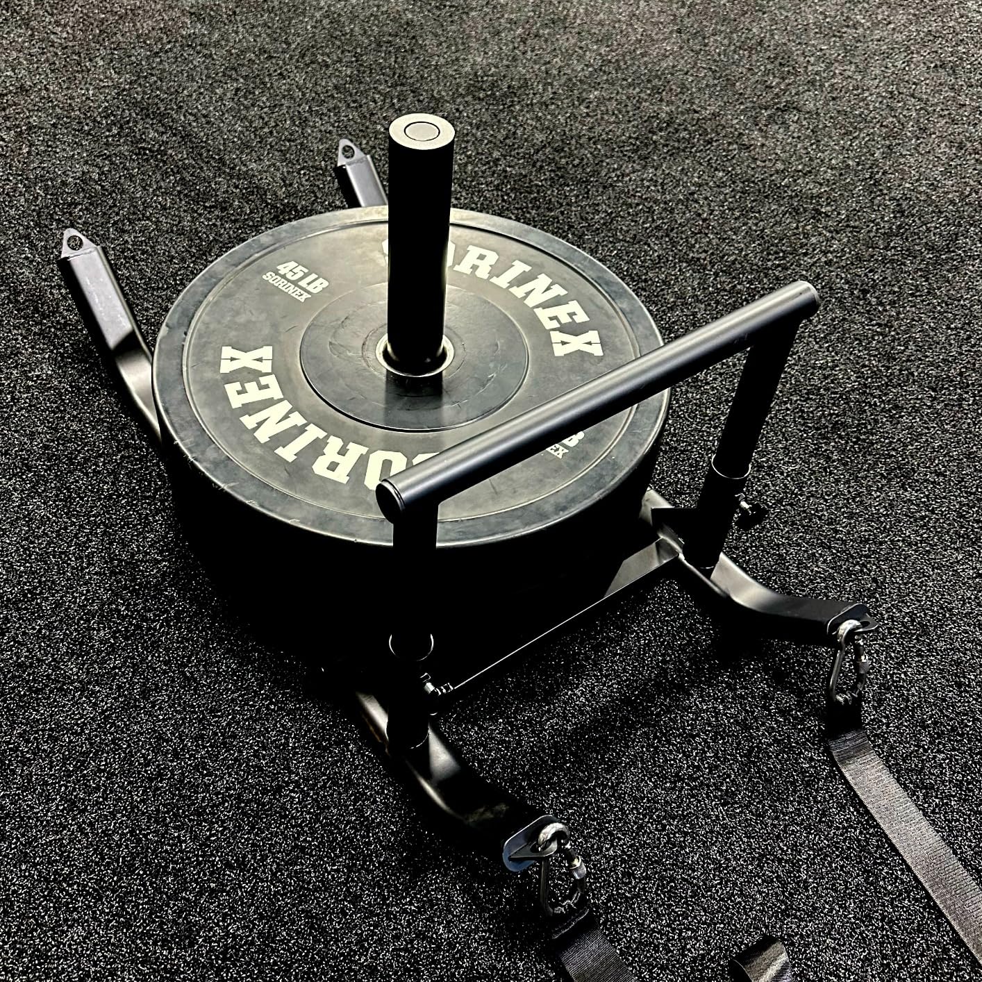 GDFISH Large Weight Sled, Adjustable Height Handle Push Sleds, Workout Fitness Sled for Training Running Speed customer photo 2