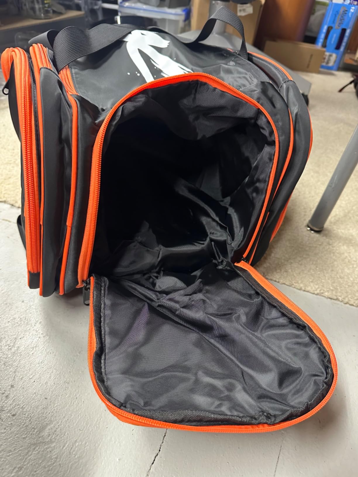TILDOSAC Pickleball Bag - Large Paddle Bag for 4 Paddles & Accessories - Fence Hook, Extra Pockets, Shoe Compartment customer photo 1