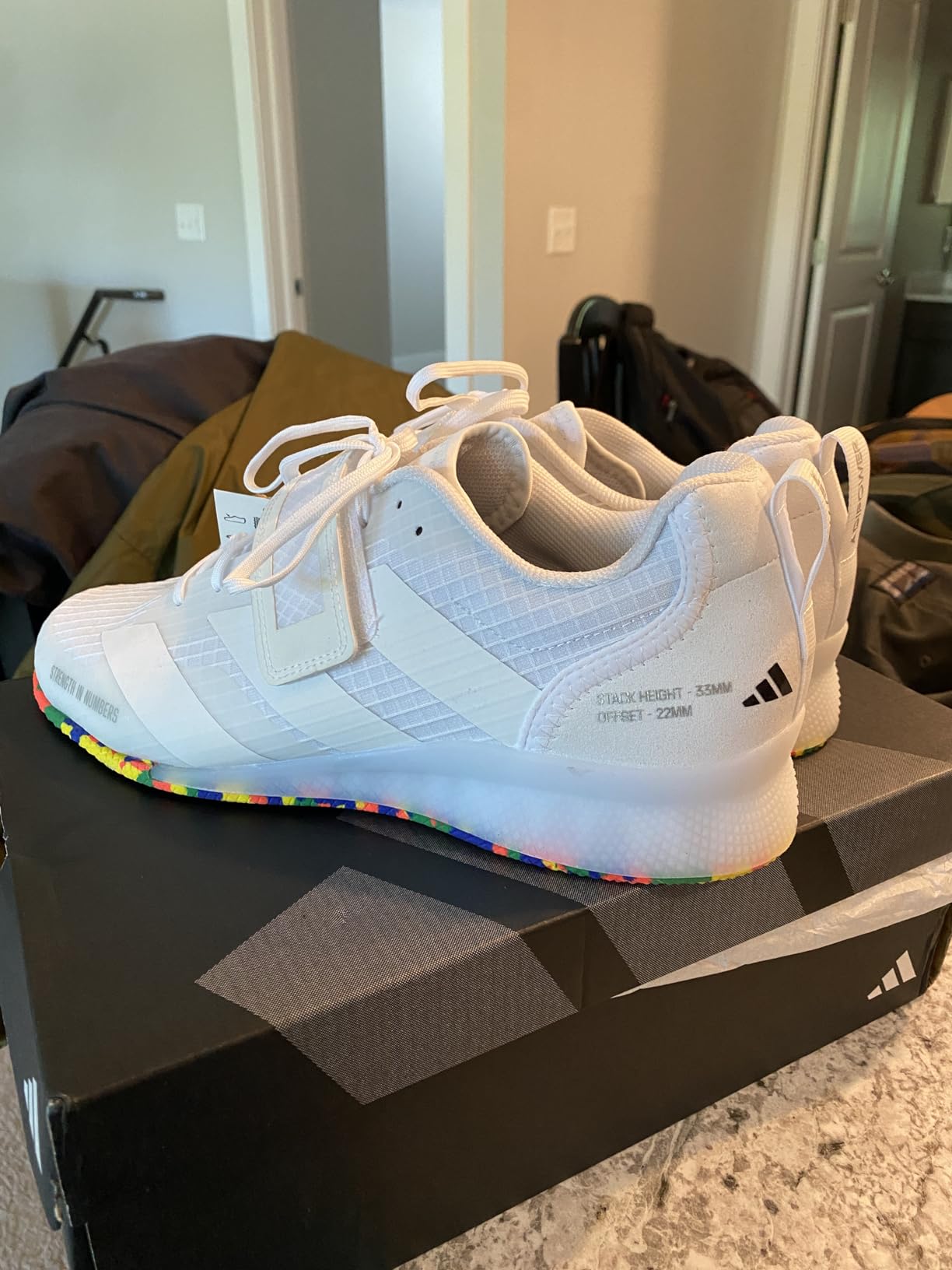 Men's Adipower Weightlifting III Shoe customer photo 1