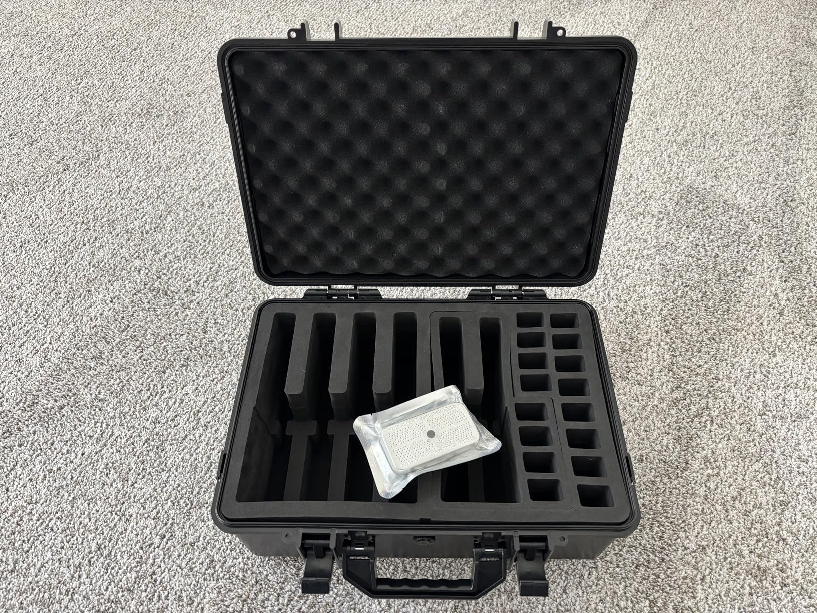 Gun Pistol Case for Multi Handguns - Holds Multiple Hand Guns Case & Magazines, Pre-cut Waterproof Carrying Hard Shell Pistol Case for Pistols, Storage Box for Beretta, Smith and Wesson, for Glock customer photo 1