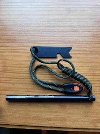 Ferro Rod Fire Starter, 6 Inch X 3/8 Inch Fire Starter Survival Tool, Flint and Steel for Camping and Hiking, Flint Fire Starter, Magnesium Fire Starter customer photo 2