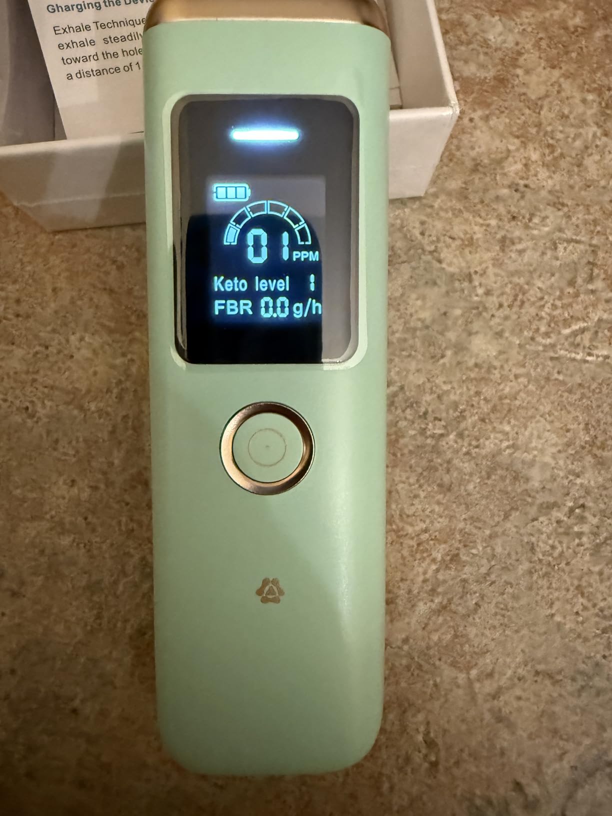 Upgraded Breath Ketone Meter Professional Ketone Breath Analyzer Accuracy Ketosis Breath Tester Breath Ketosis Meter for Keto Lifestyle & Fitness Trace customer photo 2