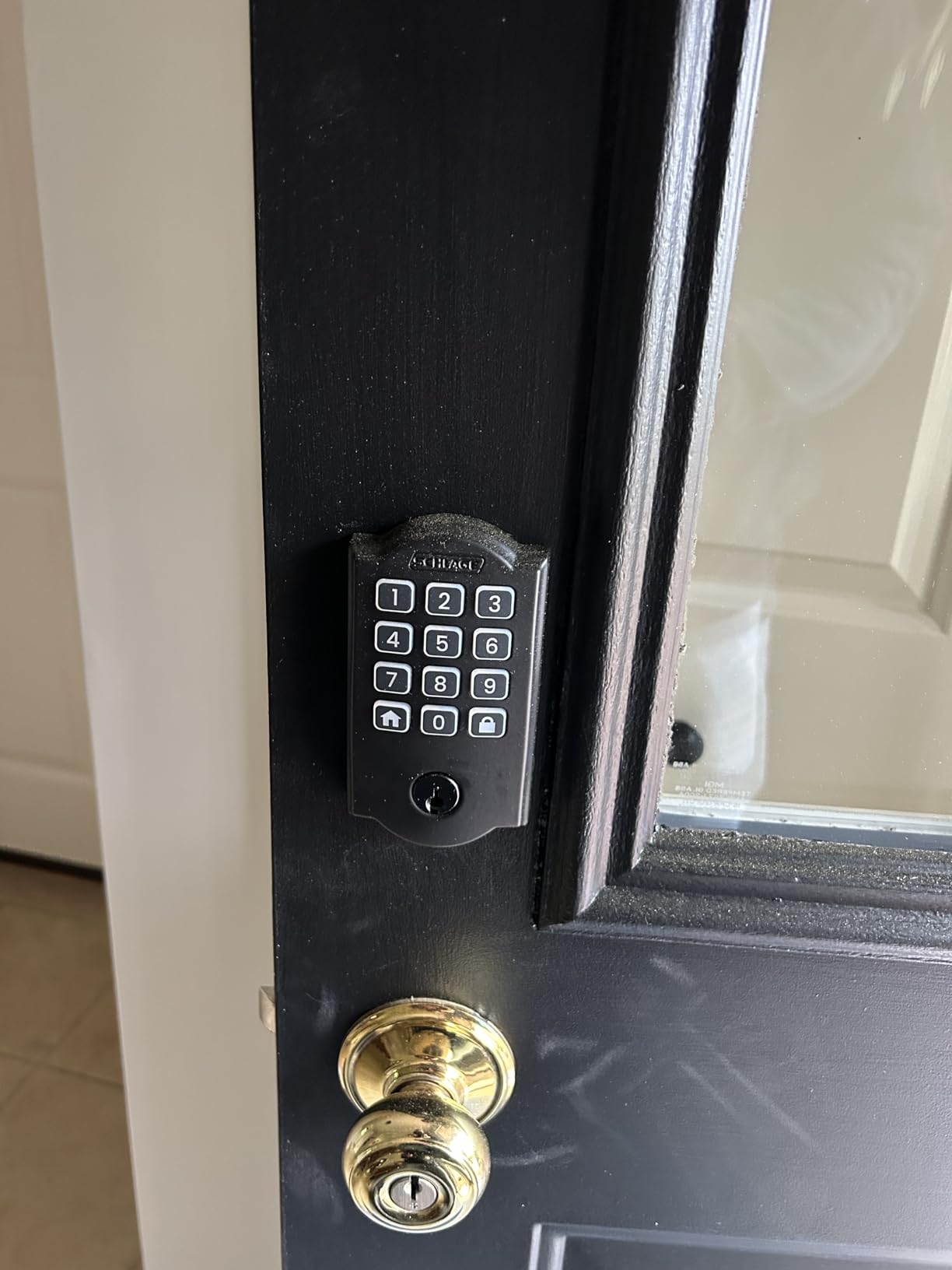 Schlage Arrive WiFi Deadbolt Smart Lock, Keyless Entry Door Lock with Camelot Trim, Satin Nickel, Compatible with Alexa and Google, BE459WB CAM 619 customer photo 2