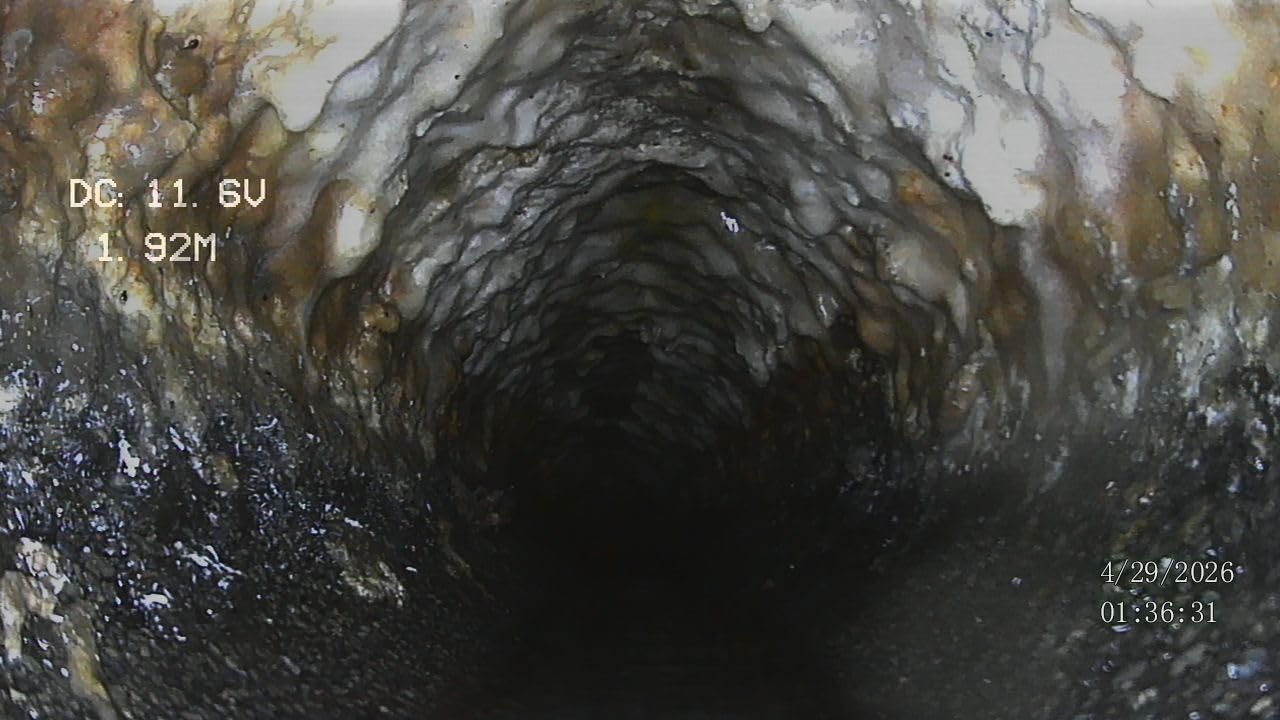 Sanyipace Drain Camera with Locator, Self-Leveling Sewer Camera with 512Hz Transmitter, Distance Counter, 5X Zoom, 4500mAh Battery, 165FT/50M Waterproof Pipe Camera for Plumbing Duct Home Inspection customer photo 1