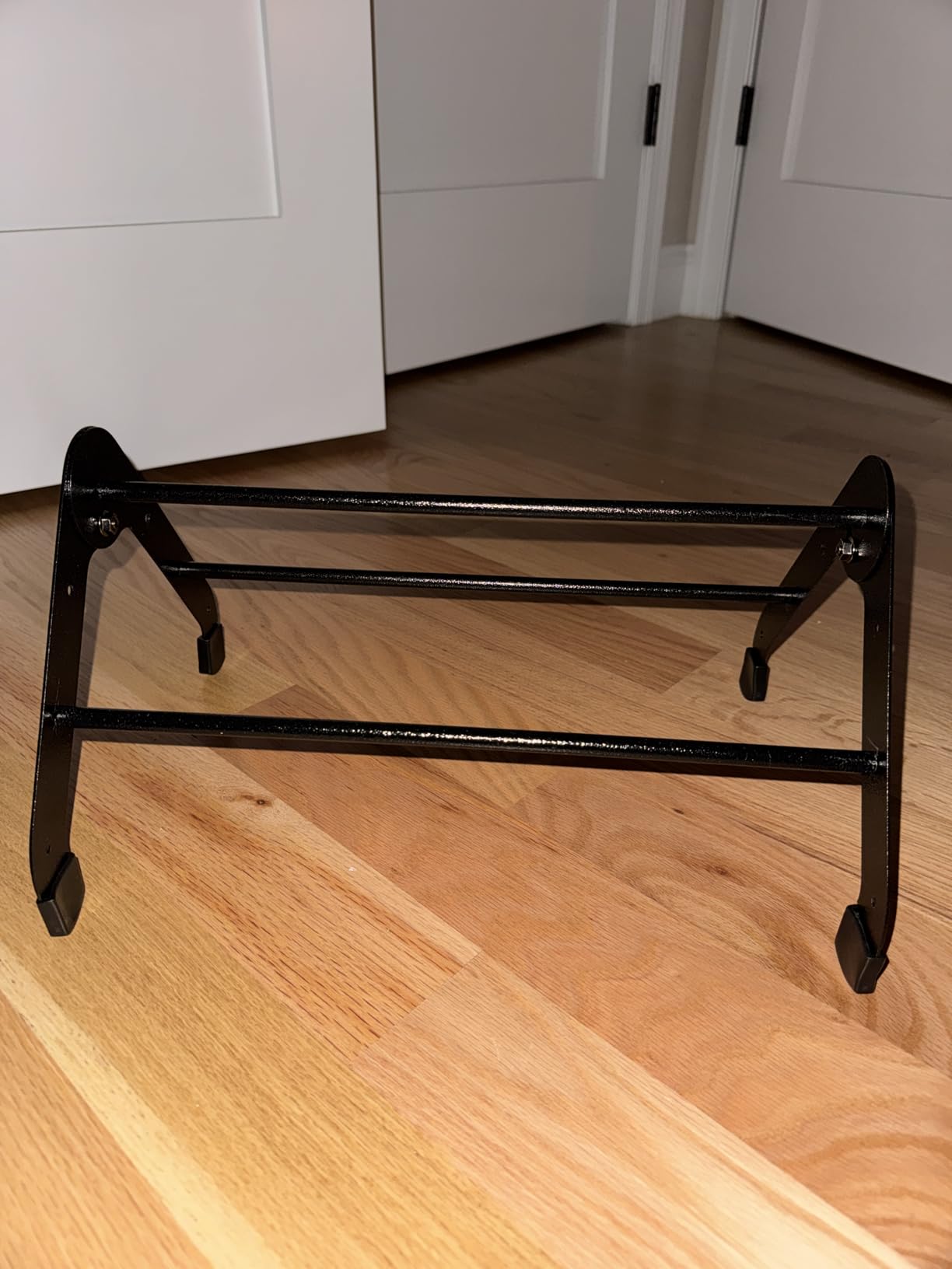 Koutemie Adjustable Chicken Perch for Coop, Heavy-Duty Metal Chick Roosting Bar for Brooder, Baby Chicks Stand Toy Training Perches for Large Bird Parrot Hens Macaw, Black customer photo 2