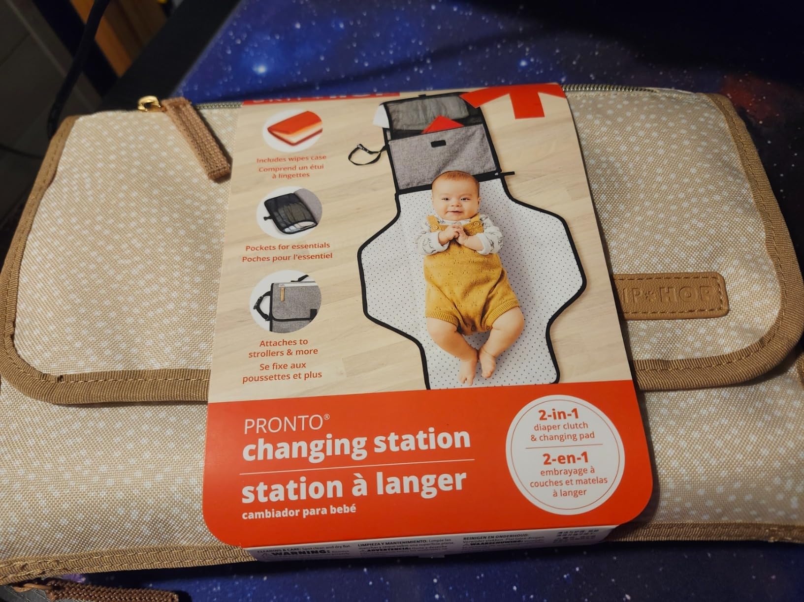Skip Hop Portable Baby Changing Pad, Pronto, Sage customer photo 2