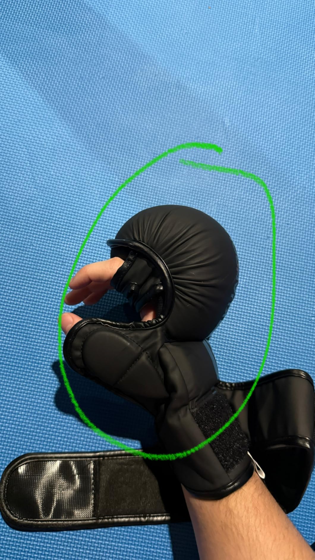 MMA Gloves Open Palm Sparring & Grappling Mitts, Martial Arts for Men & Women, Combat Sports, MMA, Boxing, Muay Thai, Kickboxing customer photo 1