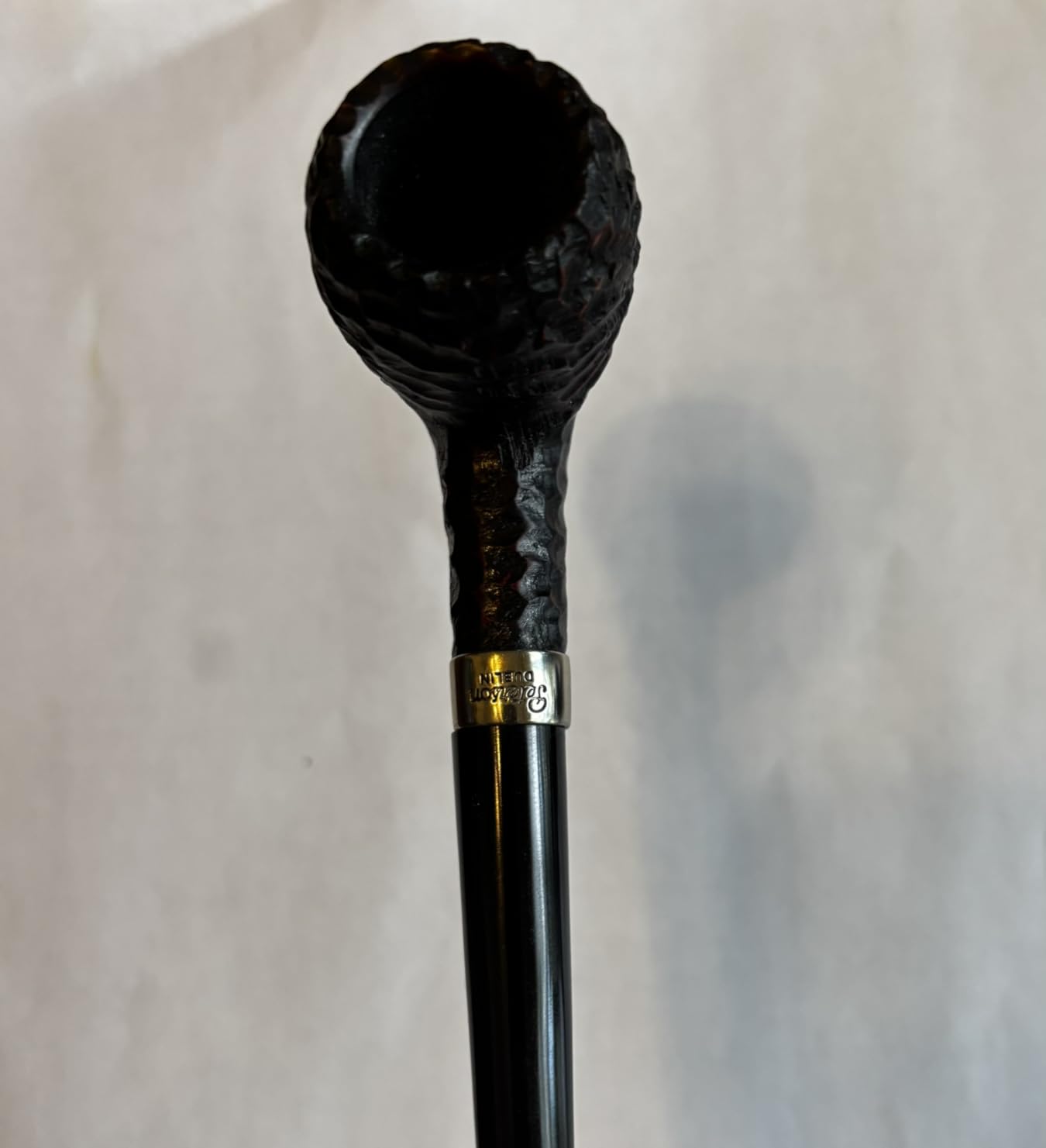 Peterson Pipes Tavern Series Rusticated - Long Handmade Wood Pipe, Collectible Partial Churchwarden Made in Ireland, 3mm customer photo 2