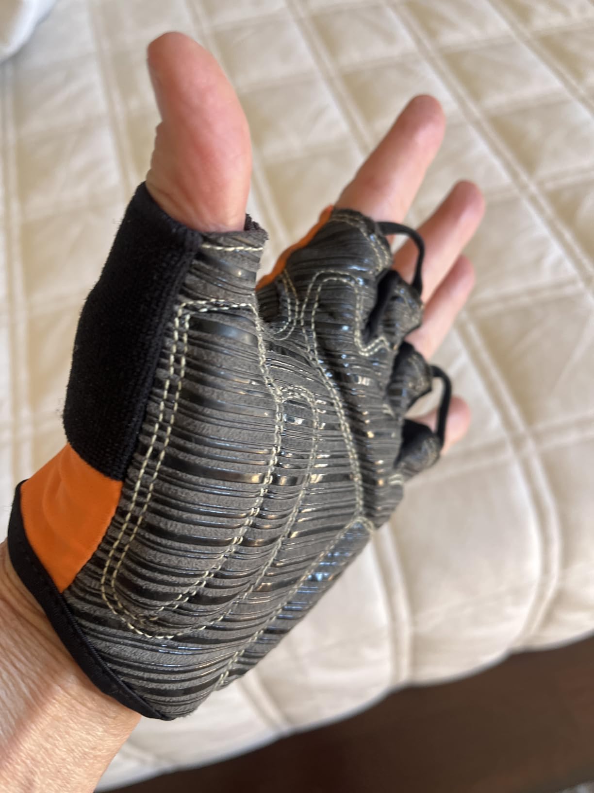 Cycling Gloves with Shock-Absorbing Pad, Extra Grip, Flexible Fit, Light Weight, Breathable for Men and Women Mountain Biking customer photo 1