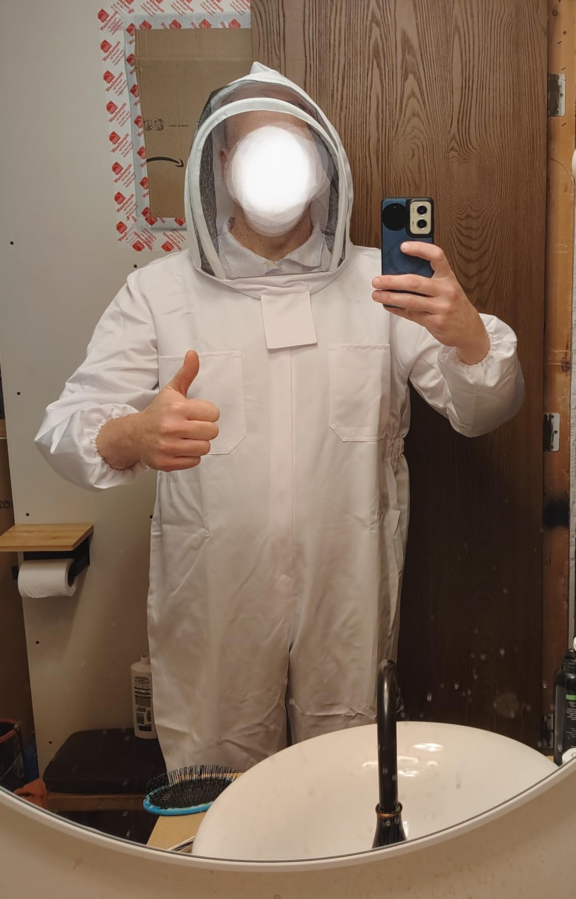 Cieex Bee Suit for Men Women, Beekeeping Suit Sting Proof, Beekeeper Clothing with Glove & Ventilated Hood for Beginner & Professional Beekeepers customer photo 2