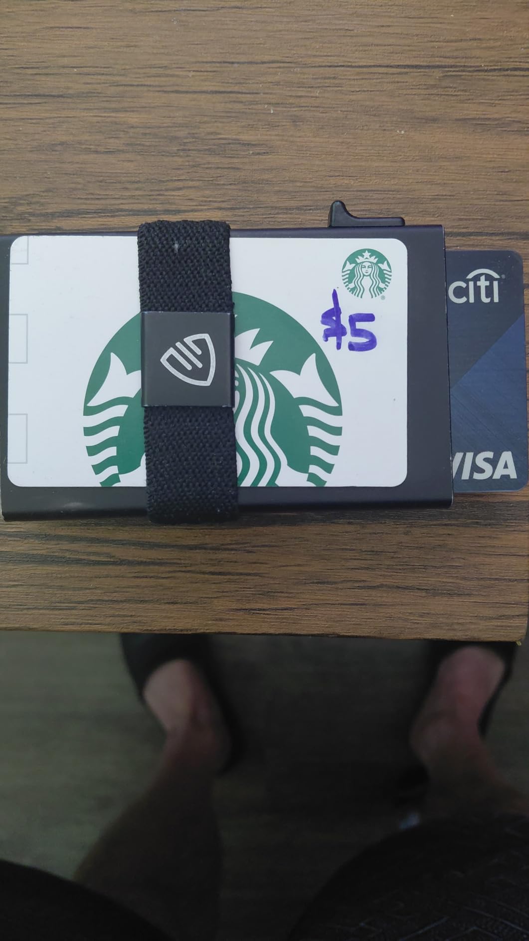 Slim Card Holder Wallet for Men, Minimalist RFID Blocking Wallet with Pop-Up Function, Ultra-Thin Design, Metal Business Card Cases holds 6+6 Cards, Gifts for Men, Men's Accessories customer photo 2