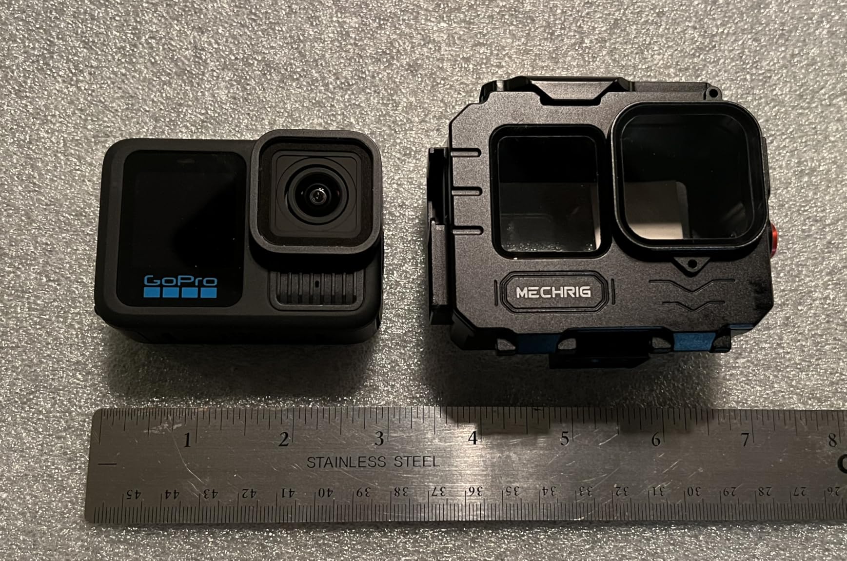 Aluminum Waterproof Case for GoPro HERO13/12/11/10/9, 80M Deep Waterproof Horizontal and Vertical Shooting Switch (Quick Release) customer photo 1