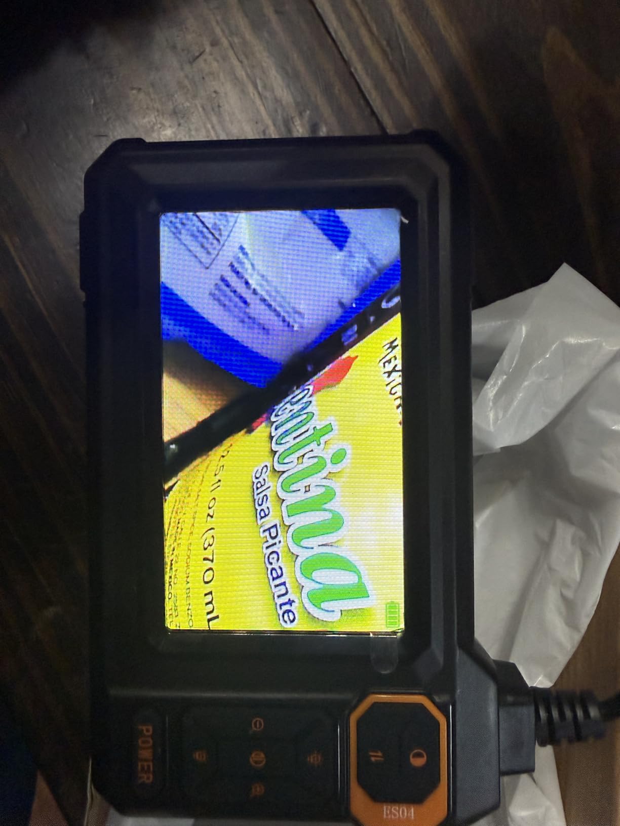 Endoscope Camera with Light, 1920P HD Borescope Inspection Camera with 4.3