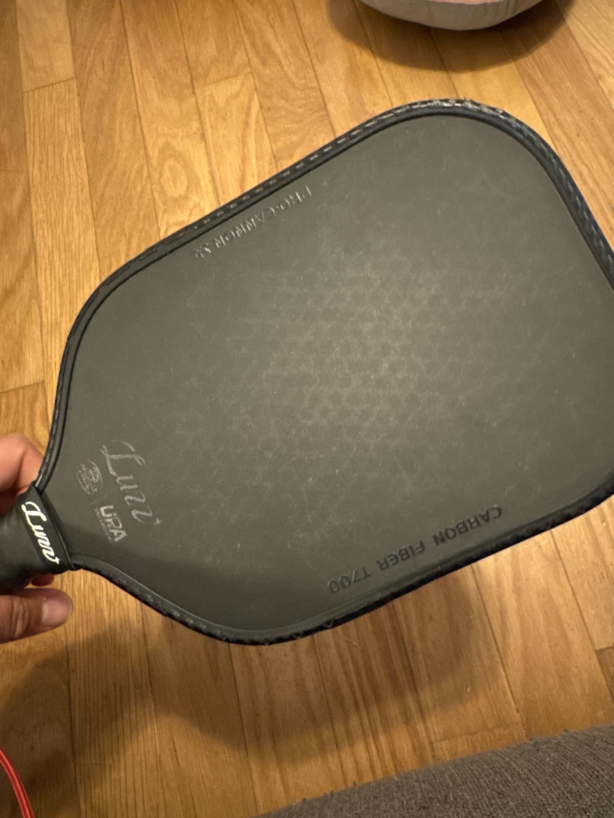 Luzz Pickleball Paddle, Thermoformed Candy T700 Carbon Fiber Pickleball Paddles Friction Surface Exceptional Spin and Power 16mm Composite Pickle Ball Rackets for Players customer photo 2