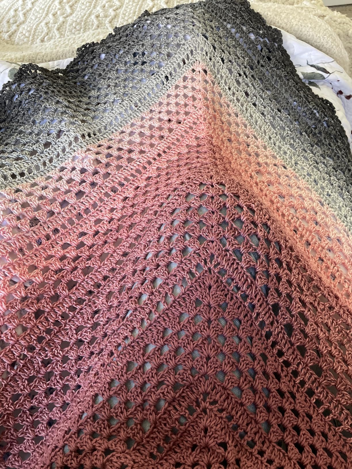 YarnArt Flowers - Gradient Cotton Acrylic Blend, 250g (8.8 oz), 1094 yds, Lightweight Sport Yarn for Crochet, Knitting, Shawls, Summer Projects (254) customer photo 2