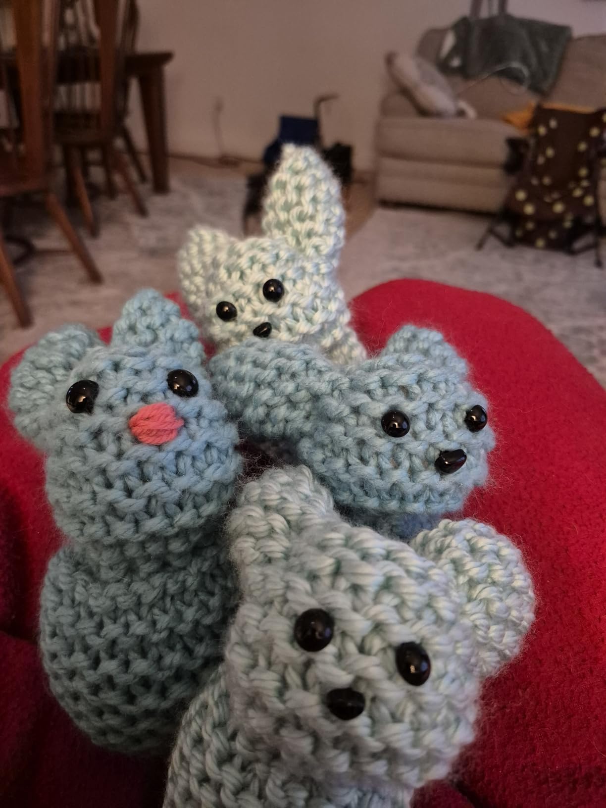 Complete Knitting Kit for Beginners - Learn to Knit Kit with Knitting Accessories Like Thick Beginner Yarn in Gray, Bamboo Needles for Beginners & More - Includes Video Tutorials & Written Guide customer photo 2