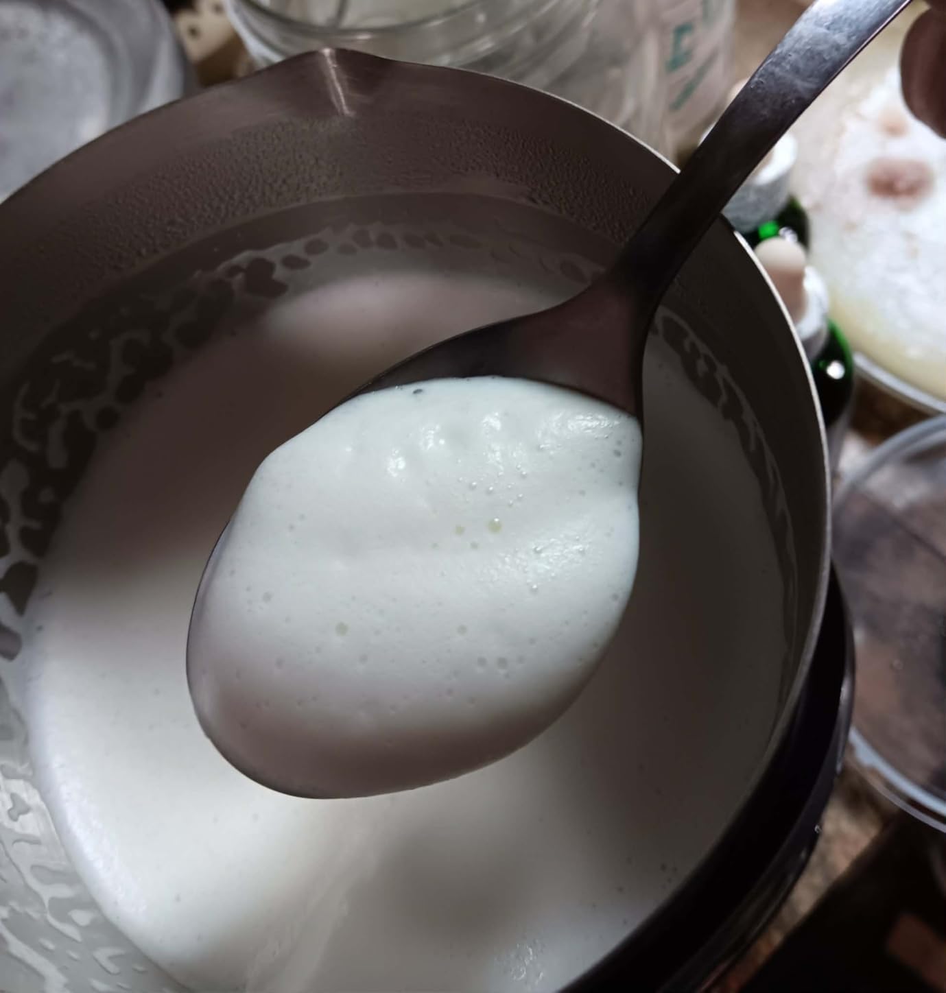 50.73oz Nut Milk Maker Machine: 12-in-1 Automatic Soy Milk Maker with Detachable Design, Homemade Juice, Almond, Oat Milks for Plant-Based Milks, 24H Delay Start/Keep Warm/Auto-Clean/Safety Lock customer photo 1