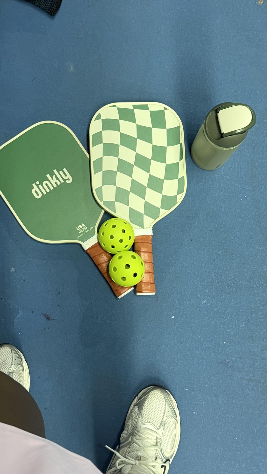 Pickleball Paddles Set of 2/4- USAPA Approved Graphite/Fiberglass Pickleball Racket, 2 Pickleball Rackets, 4 Balls and 1 Portable Carry Bag, Aesthetic Pickle Ball Set for Men Women Beginners customer photo 1