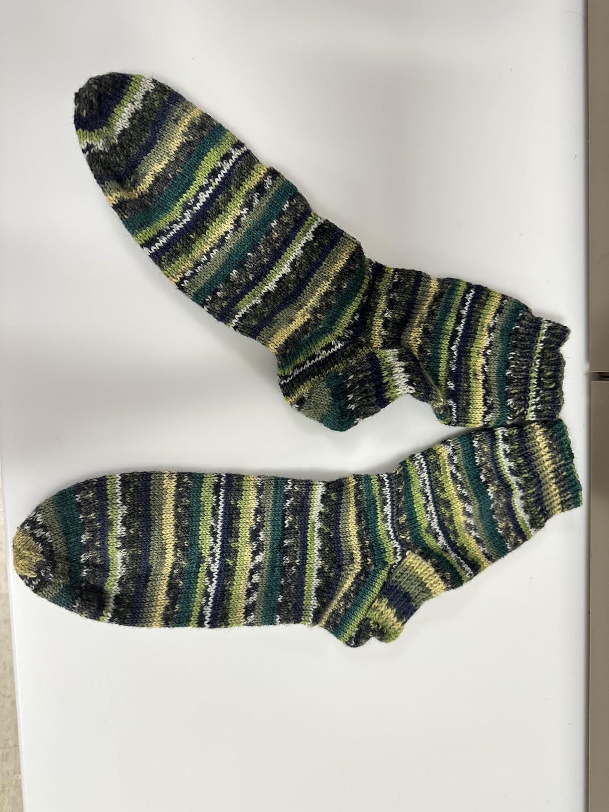 Luca-S Yarns Set of 2 Superwash Sock Wool for Knitting, 4-Ply Sock Yarn from 75% Pure Wool - 25% Polymide, 50g Durable & Machine Washable for Perfect Knitted Socks customer photo 1