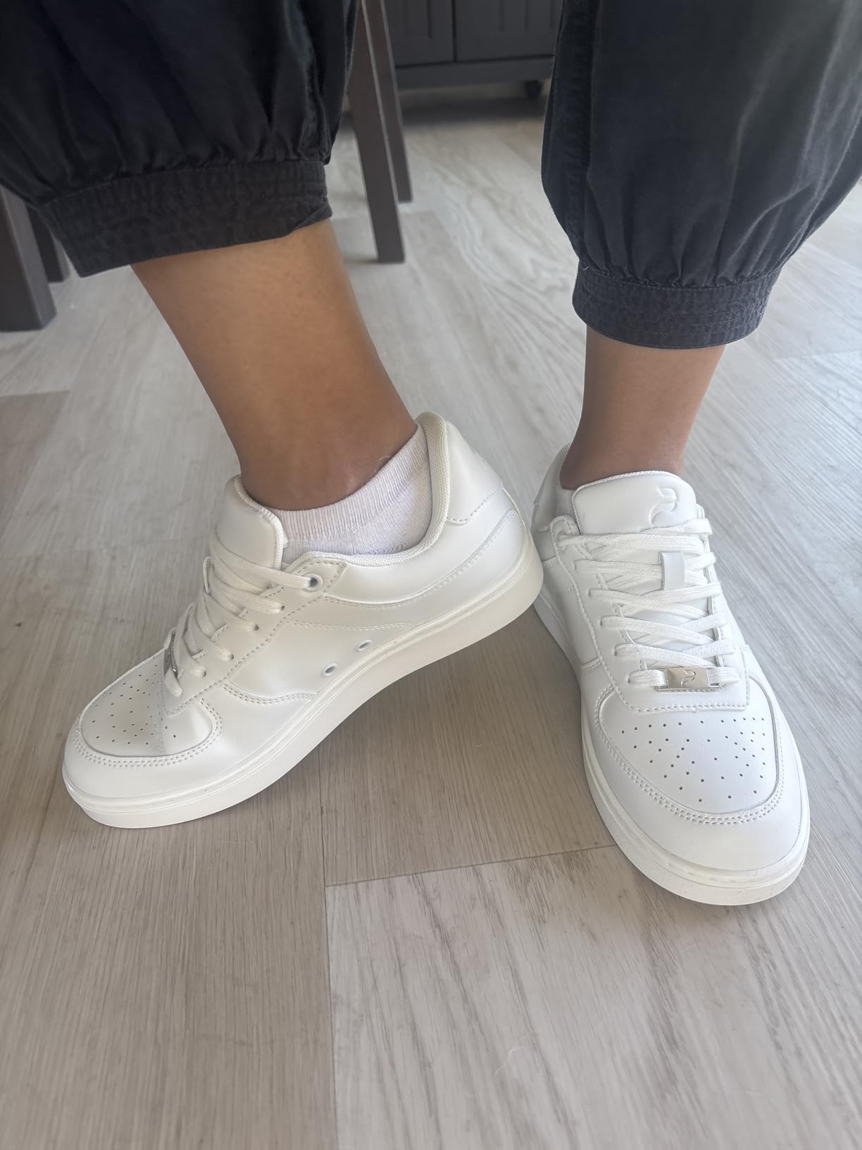 Unisex Dance Sneakers Spin Sole Comfortable Men's and Women's Dance Shoes for Latin Dancing Bachata Salsa Line Dancing Swing Shuffling Hip Hop customer photo 1
