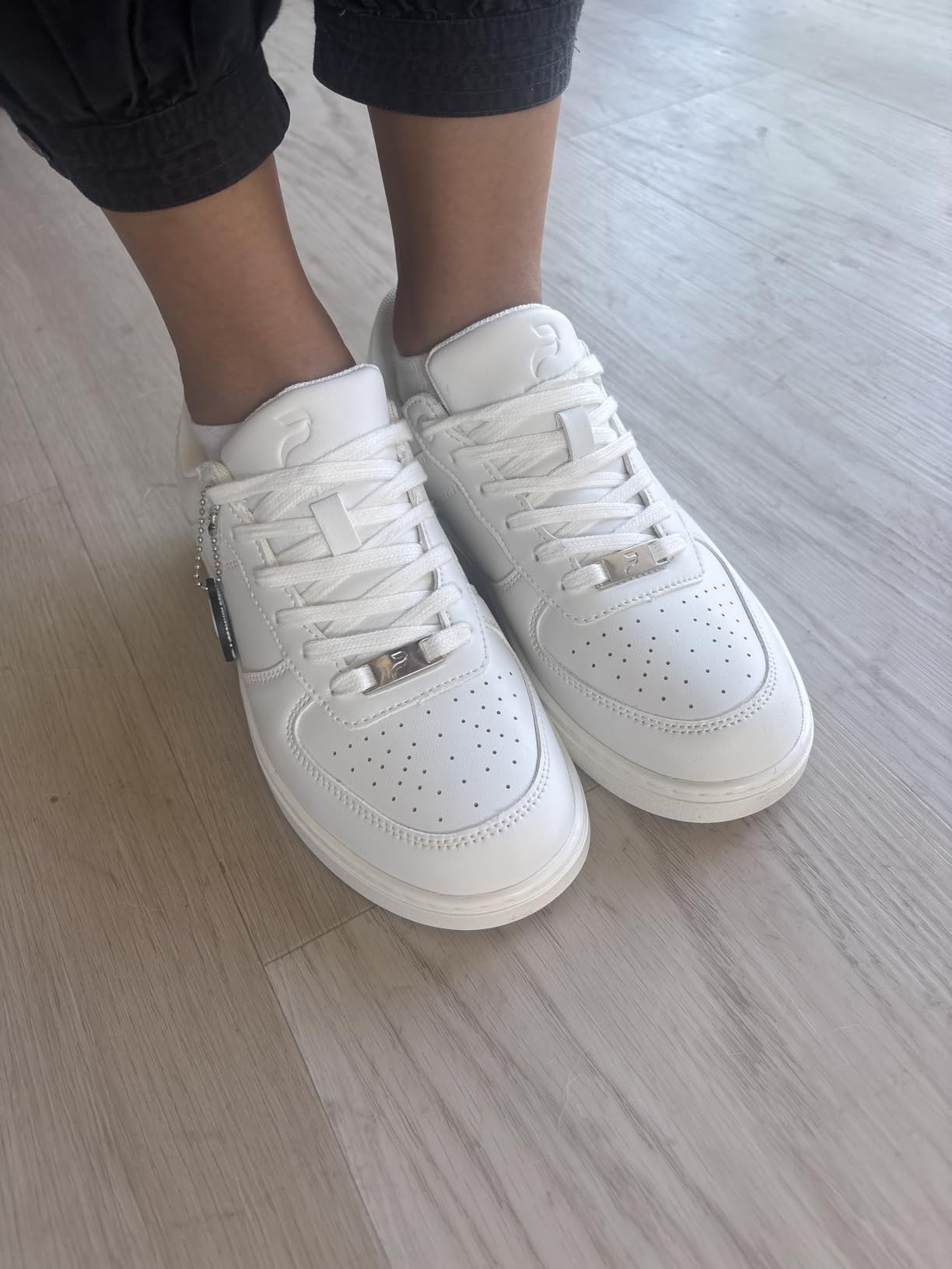 Unisex Dance Sneakers Spin Sole Comfortable Men's and Women's Dance Shoes for Latin Dancing Bachata Salsa Line Dancing Swing Shuffling Hip Hop customer photo 2