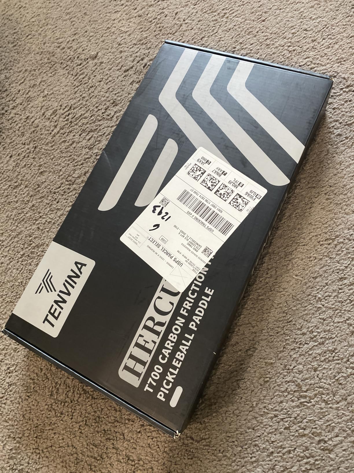 TENVINA Pickleball Paddles, Multi-Layer T700SC Textured Carbon Fiber Pickleball Paddle, Strong Spin & Power Surface, USAPA Approved customer photo 2