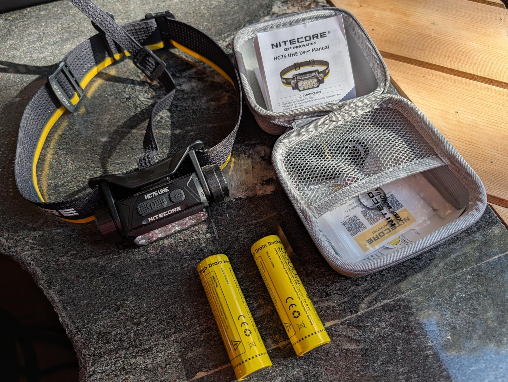 Nitecore HC75 UHE 3000 Lumen USB-C Rechargeable Zoomable Work Headlamp, White and Red Beams for Industrial Work, Night Camping, Hiking, and Hunting customer photo 1