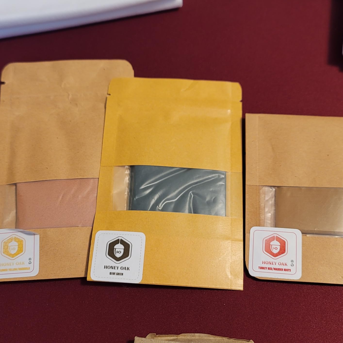 Natural Tie Dye Kit | 3 Color Extract Set - Olive Green, Sunflower Yellow, Turkey Red | Plant-Based Fabric Dyes for Shibori & DIY Fabric Art | Easy to Use Craft Kit customer photo 2