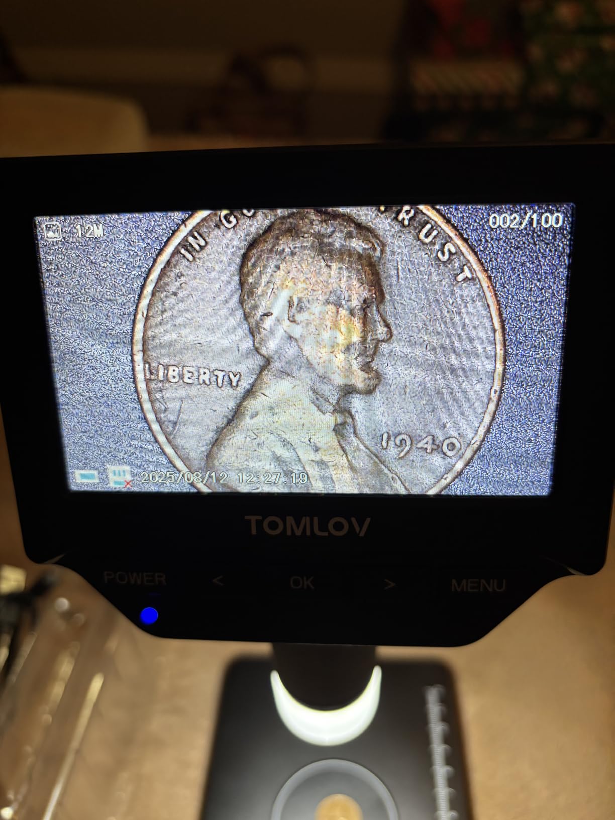 TOMLOV DM4W Microscope with Scale - 4.3-inch Screen customer photo 2