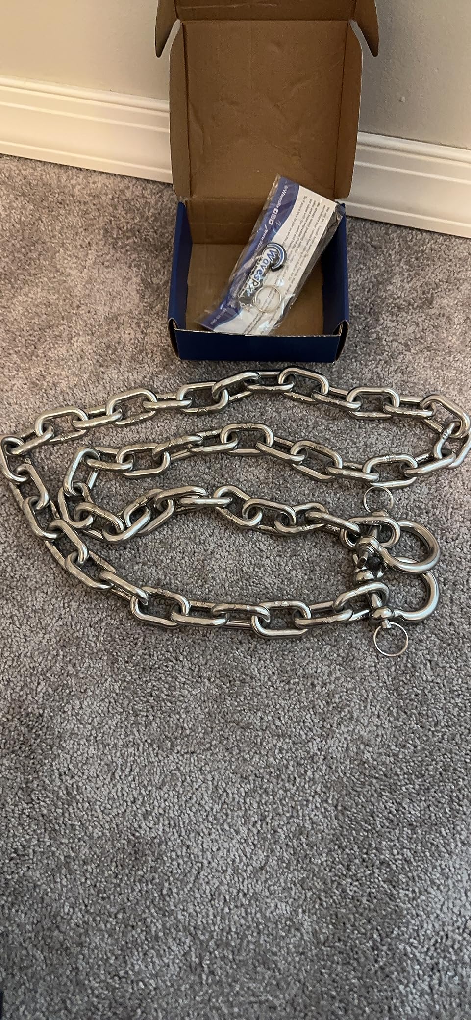 WAVESRX Stainless Steel Anchor Chain for Boats, Jet Skis & PWC | Premium Marine Grade Zero-Rust Boat Anchor Chain with Anti-Lost Dual Link Shackles | Must-Have Boat Accessories customer photo 1