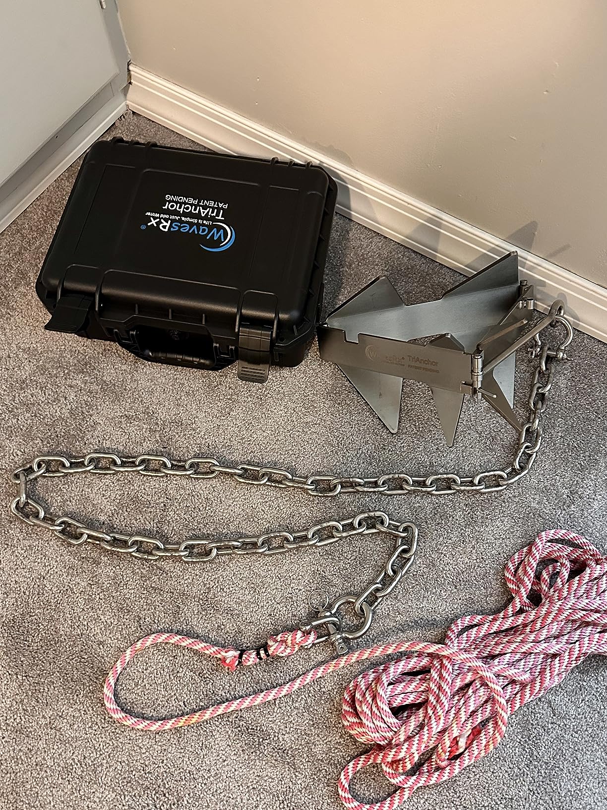 WAVESRX Stainless Steel Anchor Chain for Boats, Jet Skis & PWC | Premium Marine Grade Zero-Rust Boat Anchor Chain with Anti-Lost Dual Link Shackles | Must-Have Boat Accessories customer photo 2