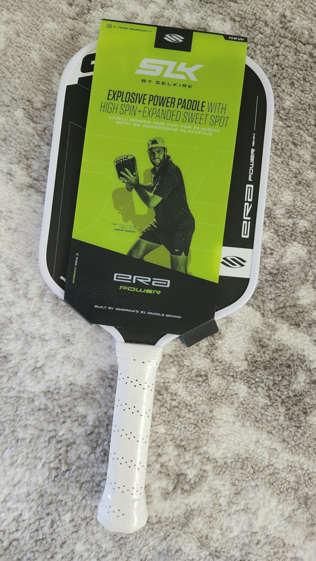 Selkirk Sport SLK ERA Power Pickleball Paddle | Carbon Fiber & Fiberglass Hybrid Face for Power, Spin & Control | Dynamic Fusion Core | Professional Pickleball Paddles for Aggressive Players customer photo 1