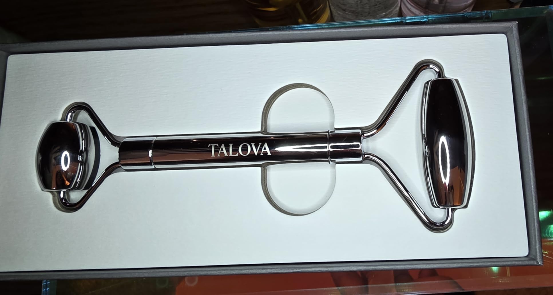 304-Grade Stainless Steel Facial Roller, Face Roller for Eyes, Double Chin, Jawline & Neck, Reduce Puffiness & Improve Wrinkles, Massage Tool for Anti-Aging, Lifting & Lymphatic Drainage customer photo 2