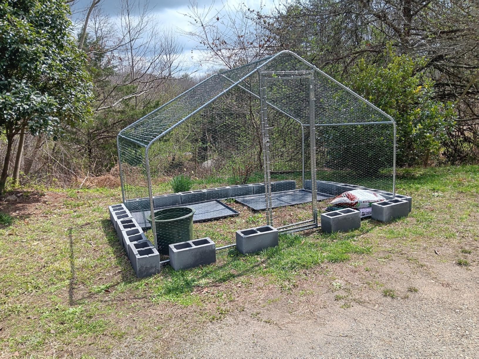 CHIKENCOOP Chicken Coop Roosting Perch Essentials：Perfect for Backyard Poultry, Easy Installation Farm Roost Toys for Chickens(81.7''L x 41.3'' W x 41.7H'') customer photo 2