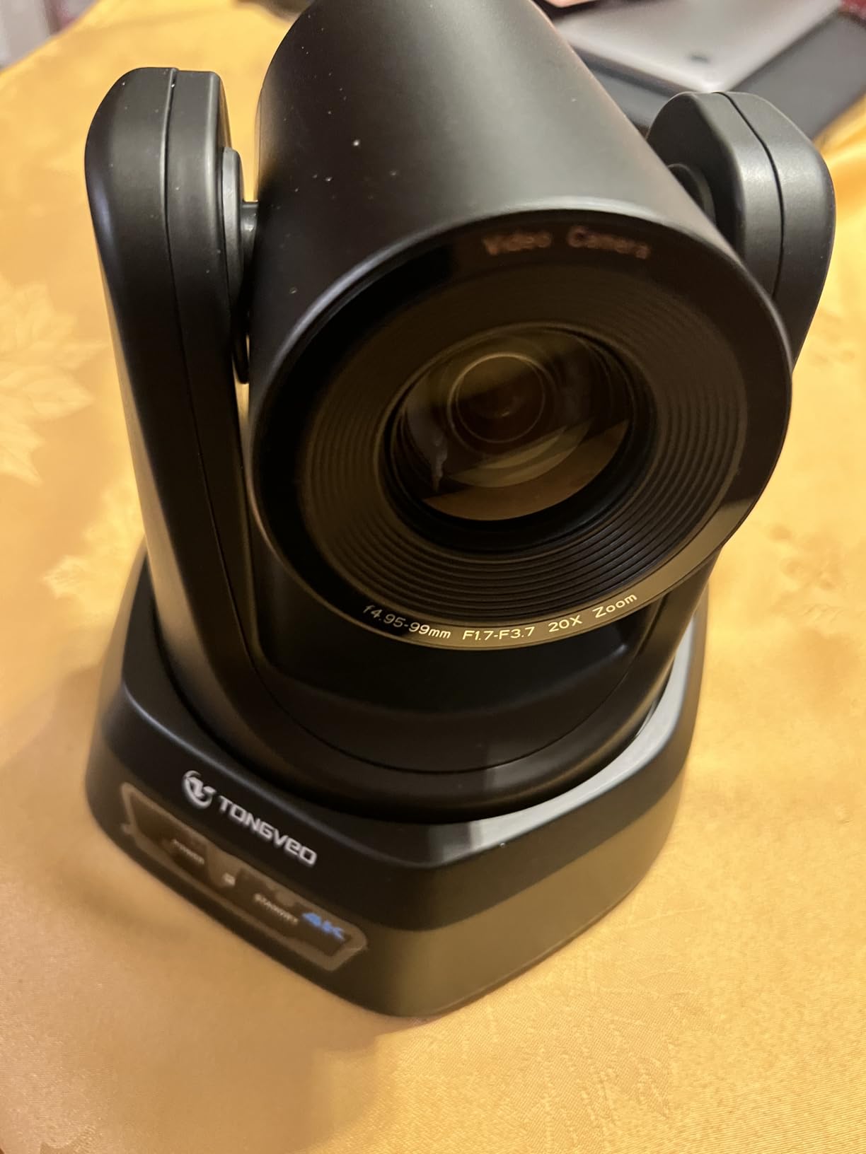 TONGVEO 4K NDI PTZ Camera AI Auto-Tracking 20X Optical Zoom HDMI IP Live Streaming SDI USB3.0 PoE LAN Supports for Church Worship Event Video Conference YouTube OBS vMix Zoom Teams and More customer photo 1