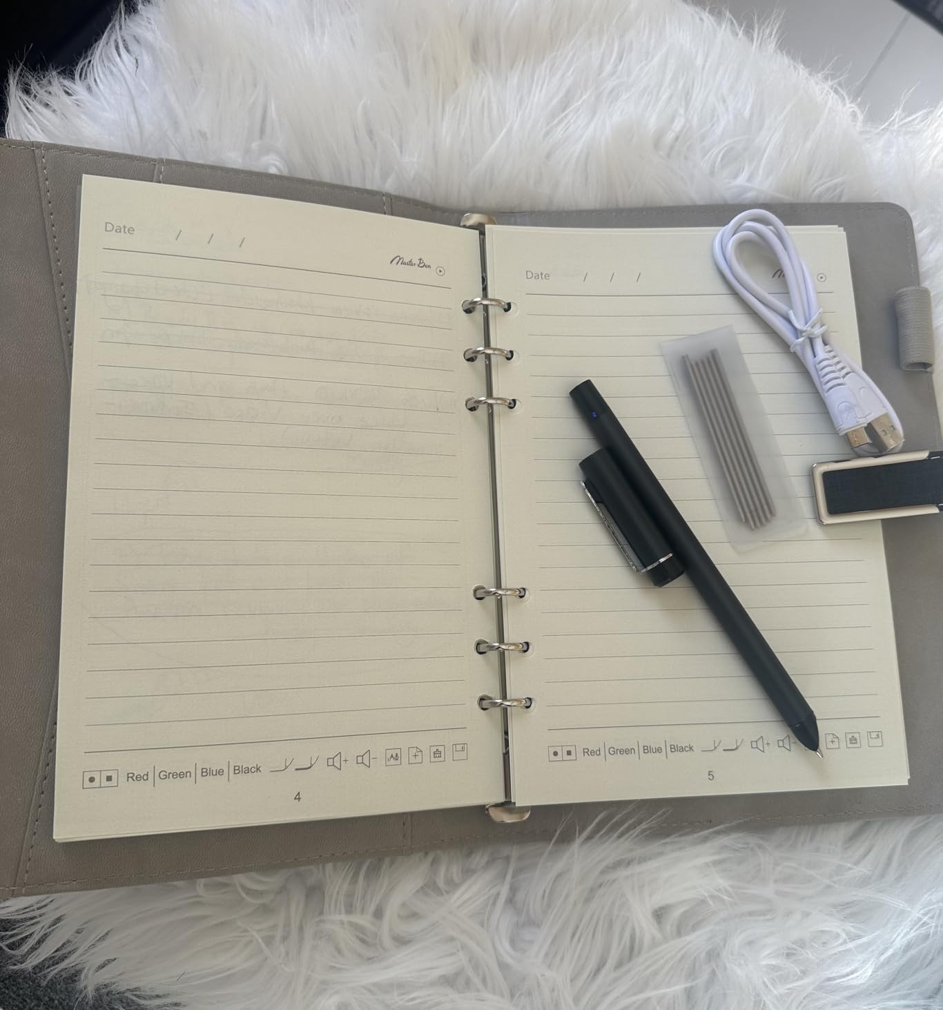Smart Sync Pen for Note Taking, Digital Notebook with Pen, Enables Synchronized Handwriting, OCR to Text, Offline Storage, Audio Recording customer photo 1