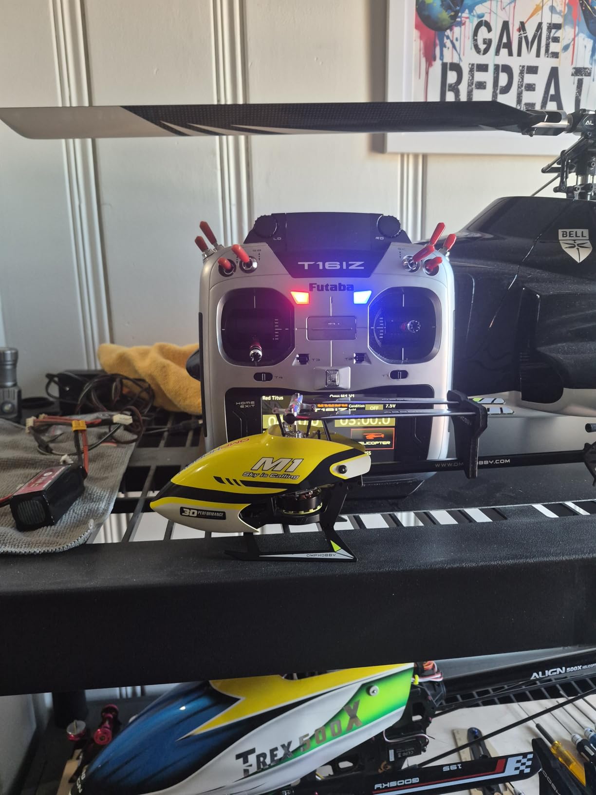 Buddy RC OMPHOBBY M1 V1 RC Helicopter for Adults - 6CH 3D Aerobatic RC Helicopters Outdoor with Dual Brushless Direct-Drive Motors, Outdoor Mini RC Aircraft for Advanced Pilots (BNF Version, Yellow) customer photo 1