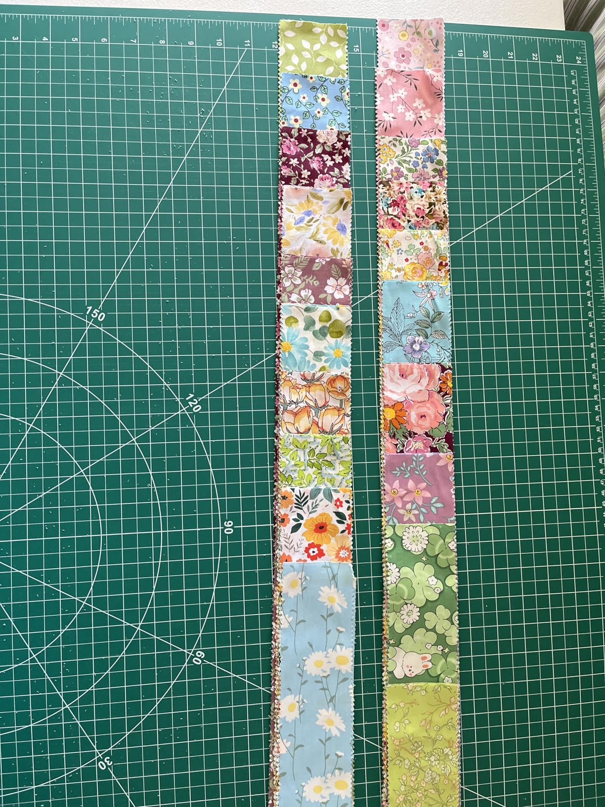 Jelly Roll Fabric 100% Cotton Quilting Fabric, 40 Pre-Cut Strips (2.5 x 44 Inch) for Quilting and Sewing - 10 Assorted Floral Prints - Paisley Floral customer photo 1