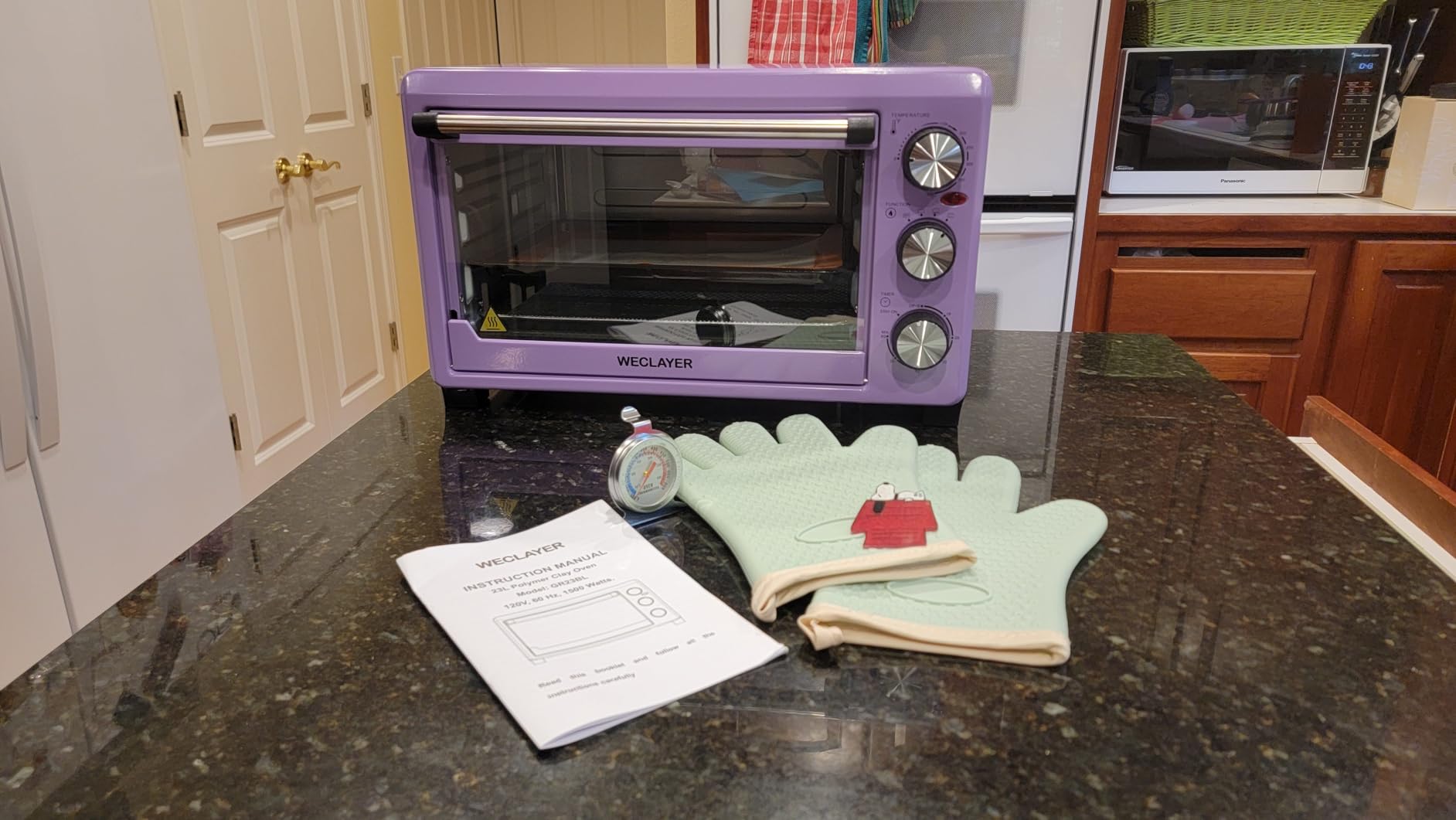 25QT Polymer Clay Oven with Adjustable Time & Temperature, Large Capacity Electric Oven for bake Clay customer photo 2